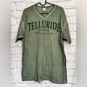 Tipsy Telluride Green Men's Short Sleeve Tee size L